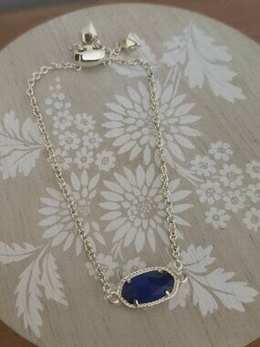 Kendra Scott Blue Gold Bracelet